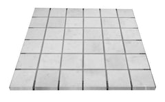 Statuary Crystal Marble Italian White Statuario 2x2 Mosaic Tile Polished