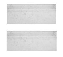 Statuary Crystal Marble Italian White Statuario 3/4" Baseboard Molding Polished