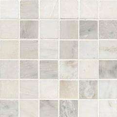 MS International 2 in.x 2 in. Greecian White Mosaic Honed - 12 in.x12 in. Sheet