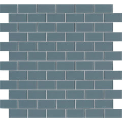 MSI Harbor Gray 11.81 in. x 11.81 in. x 8mm Glass Mesh-Mounted Mosaic Tile (9.70 sq. ft. / case)