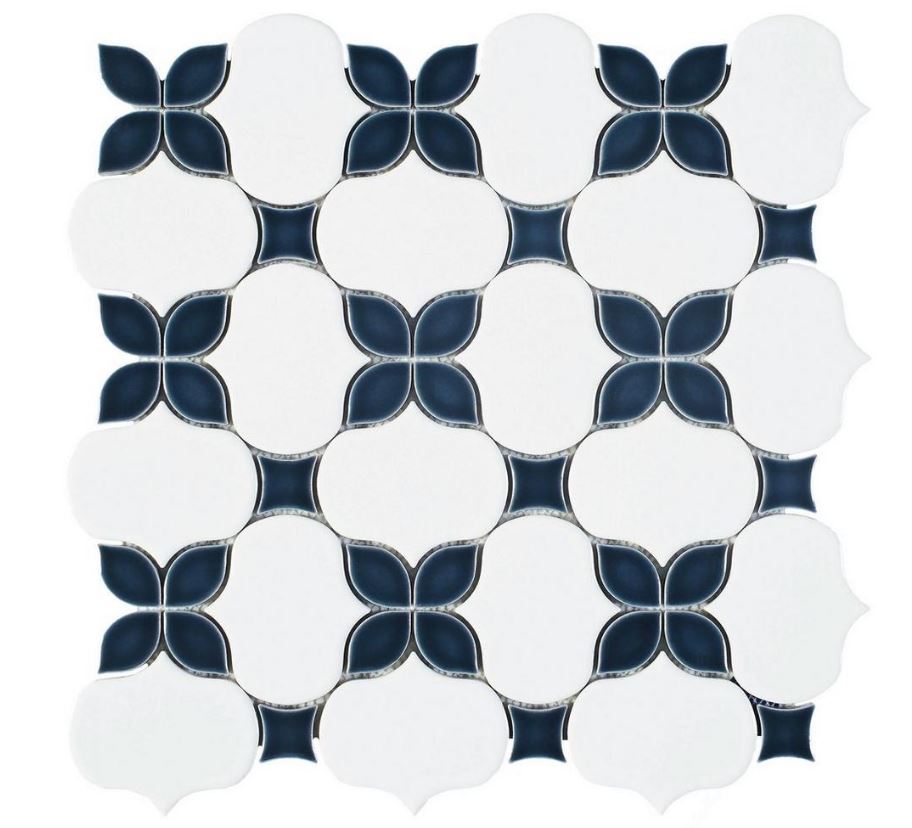 Blue Wave Porcelain Mosaic