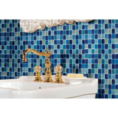 MSI Iridescent Blue 12 in. x 12 in. x 8mm Glass Mesh-Mounted Mosaic Tile (10 sq. ft. / case)