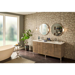 MSI Luxe Interlocking Pattern Glass Mesh-Mounted Mosaic Wall Tile