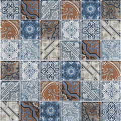 MSI Pasadena Encaustic 12 in. x 12 in. x 6 mm Glass Mesh-Mounted Mosaic Wall Tile