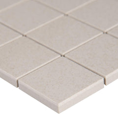 MSI Optima Cream 12 in. x 12 in. x 10mm Polished Porcelain Mesh-Mounted Mosaic Tile (11 sq. ft. / case)