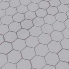 MSI Retro Hexo Gray 12.6 in. x 11.02 in. x 6mm Porcelain Mesh-Mounted Mosaic Tile