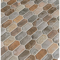 MSI Taos Picket Glass Mesh-Mounted Mosaic Tile (Box of 10 Sheets)