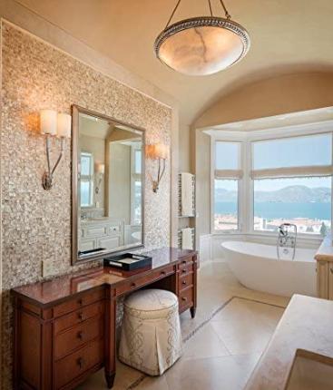 Mother Of Pearl White Sea Shell Backsplash Mosaic Tiles – tagged ...