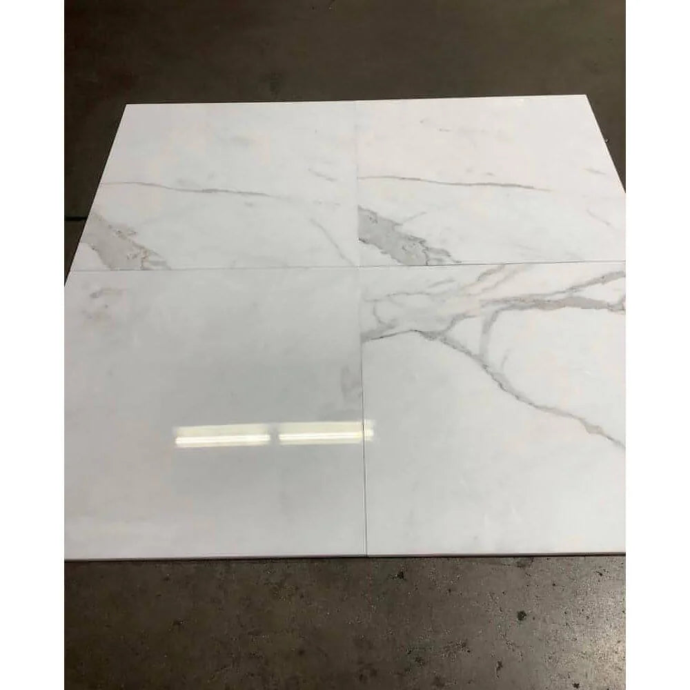 18x36 Calacatta Gold Italian Marble Tile Honed (Matte)