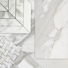18x36 Calacatta Gold Italian Marble Tile Honed (Matte)
