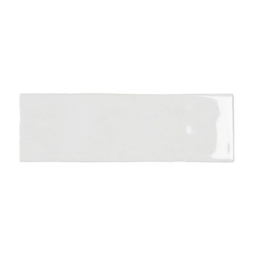 Tenedos HTC184 Ceramic Subway Wall Tile Handmade Look Glossy Glaze for Backsplash Kitchen, Bathroom Shower, Accent Wall (1, Luminous Pearl)