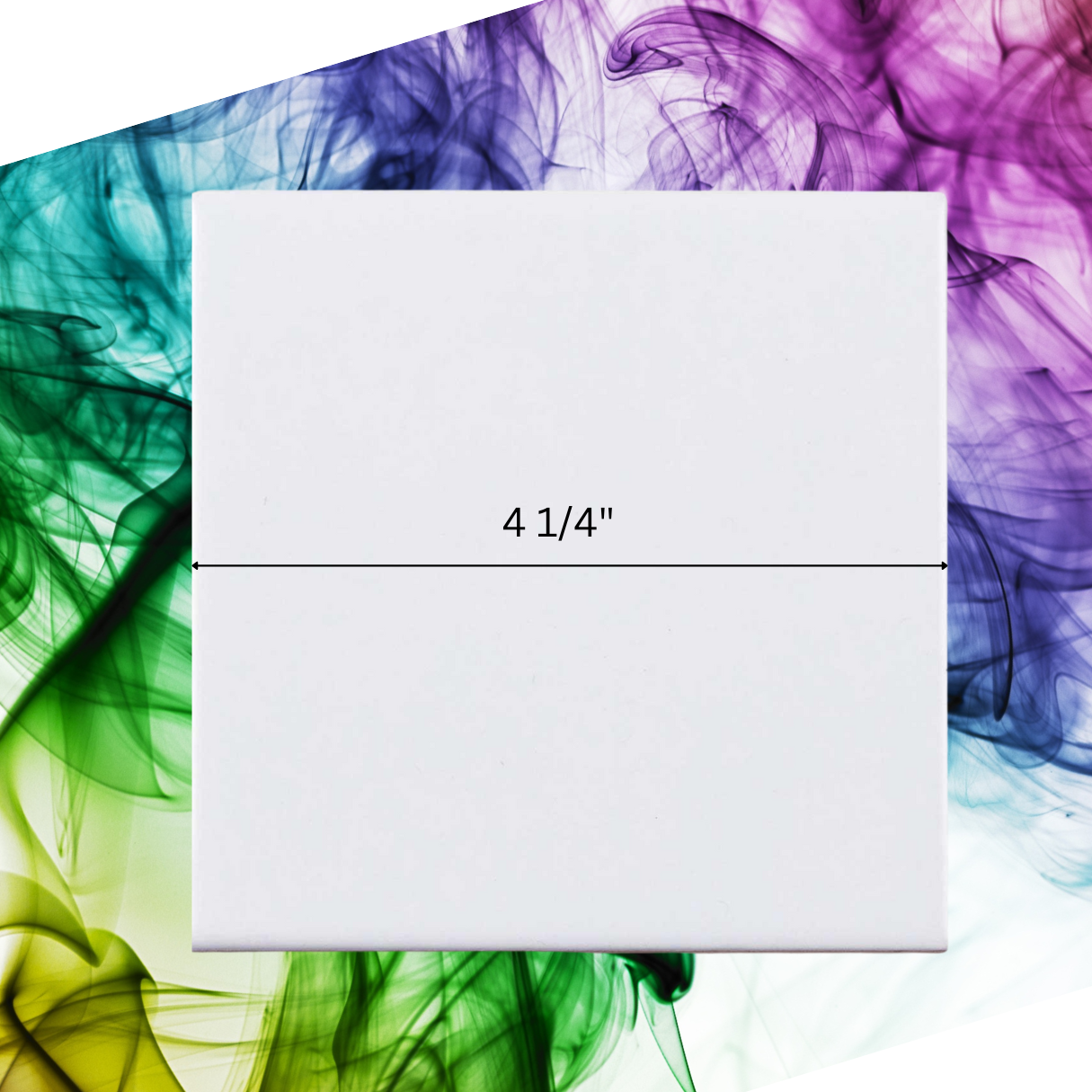 Creative Crafting 12 Pack Glossy White Glazed Ceramic Tile 4x4 for Alcohol Ink Painting, Decorating, Arts & Crafts, 4.25 x 4.25 Inch Square, Ready-to-Paint Ceramics