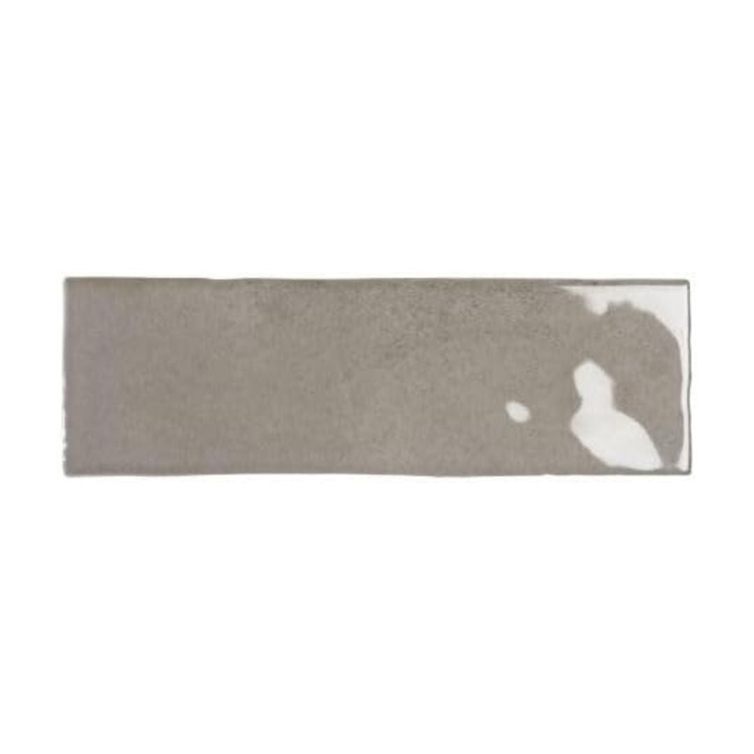 Tenedos HTC184 Ceramic Subway Wall Tile Handmade Look Glossy Glaze for Backsplash Kitchen, Bathroom Shower, Accent Wall (1, Desert Taupe)