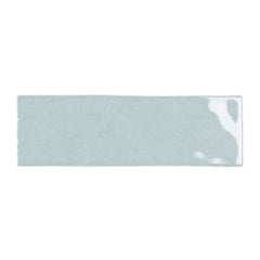 Tenedos HTC184 Ceramic Subway Wall Tile Handmade Look Glossy Glaze for Backsplash Kitchen, Bathroom Shower, Accent Wall (1, Sky Blue)