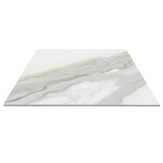 24x24 Calacatta Gold Italian Marble Tile Honed (Matte)