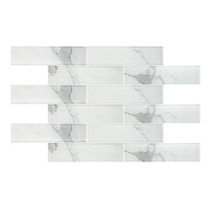 3x12 Calacatta Gold Italian Marble Subway Tile Honed (Matte)