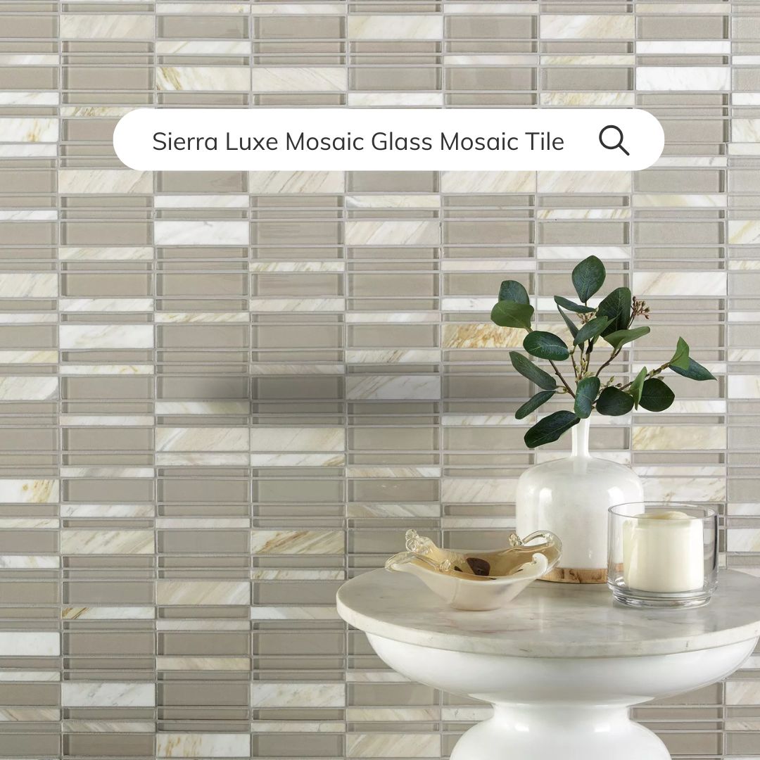 Tenedos HTC197 Sierra Luxe Mosaic Glass Mosaic Tile
