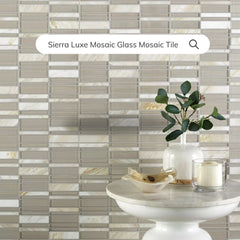 Tenedos HTC197 Sierra Luxe Mosaic Glass Mosaic Tile