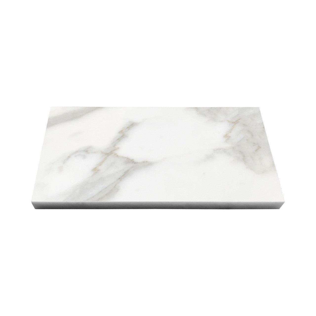 3x6 Calacatta Gold Italian Marble Subway Tile Polished (Glossy)