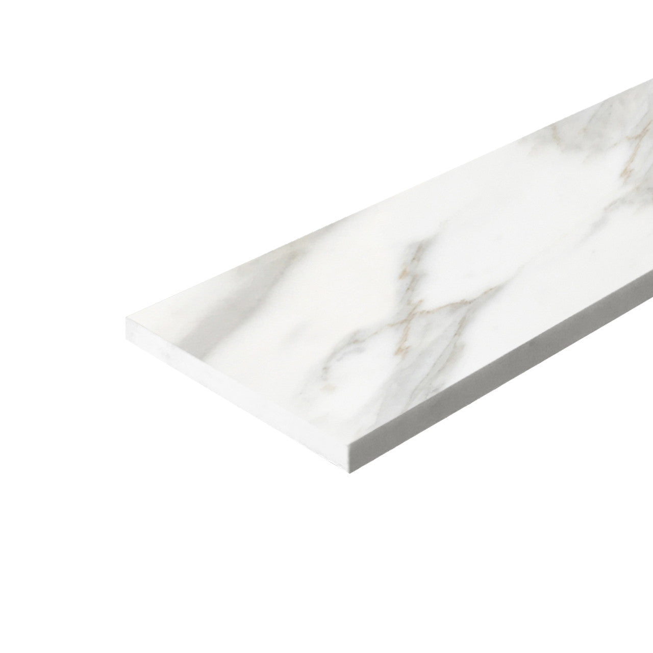3x6 Calacatta Gold Italian Marble Subway Tile Polished (Glossy)