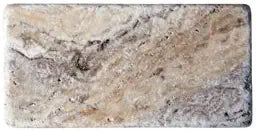 Scabos, Philedelphia Tumbled Travertine 1 SQFT (3x6 TILE) Floor Wall Tile