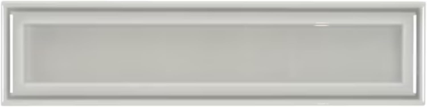 Tenedos HTCLW 3x12 Glossy Cloud Ceramic Subway Tile, Smooth Surface, Pressed Edge, Water-Resistant Wall Tile for Backsplash, Bathroom, Shower