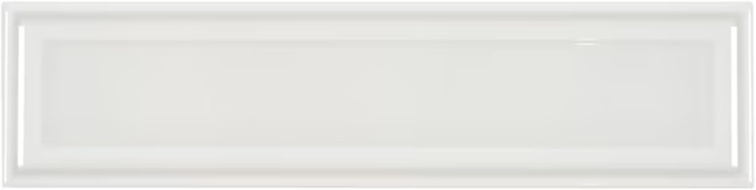 Tenedos HTCLW 3x12 Glossy Cloud Ceramic Subway Tile, Smooth Surface, Pressed Edge, Water-Resistant Wall Tile for Backsplash, Bathroom, Shower