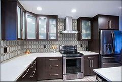 Elegant Royal Link Marble Mosaic Tile - 1 Sheet