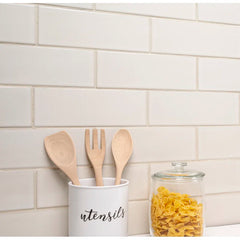 Antique White Glazed 4 in. x 12 in. Glossy Ceramic Subway Wall Tile by MSI (2 sq. ft./Case)