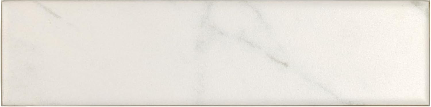 Tenedos HTCRC  Marble Look Matte Porcelain Tile – 3x12 Inch Subway Wall & Kitchen Backsplash