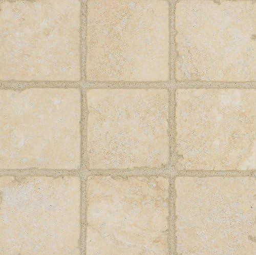 Natural 4x4 Beige Stone Wall & Floor Accent Tile – Rustic Finish, Indoor Outdoor Use