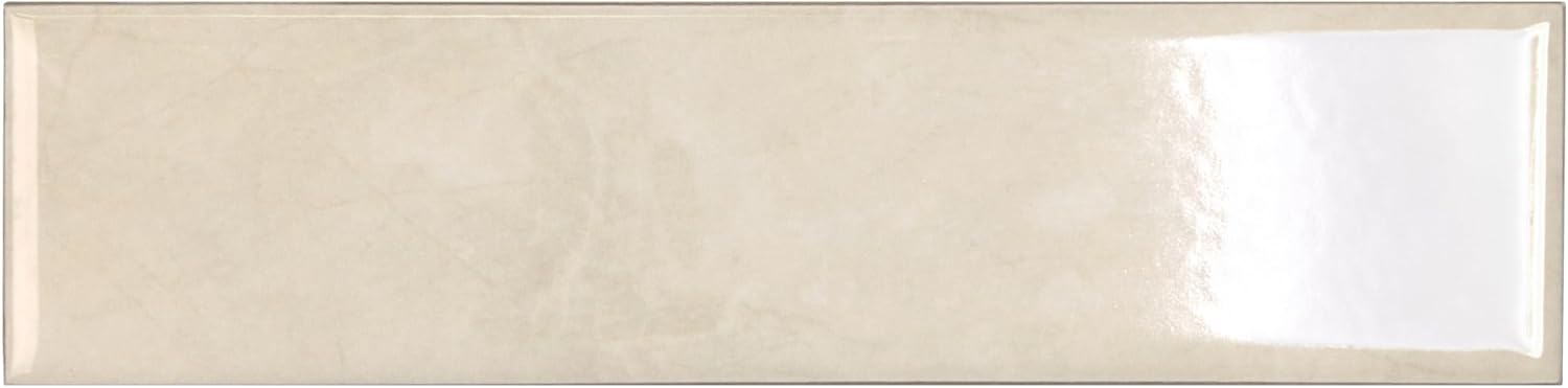 Tenedos HTCRC  3x12 Glossy Porcelain Subway Tile – Stone Look Wall Tile for Kitchen Backsplash, Bathroom & Shower Walls
