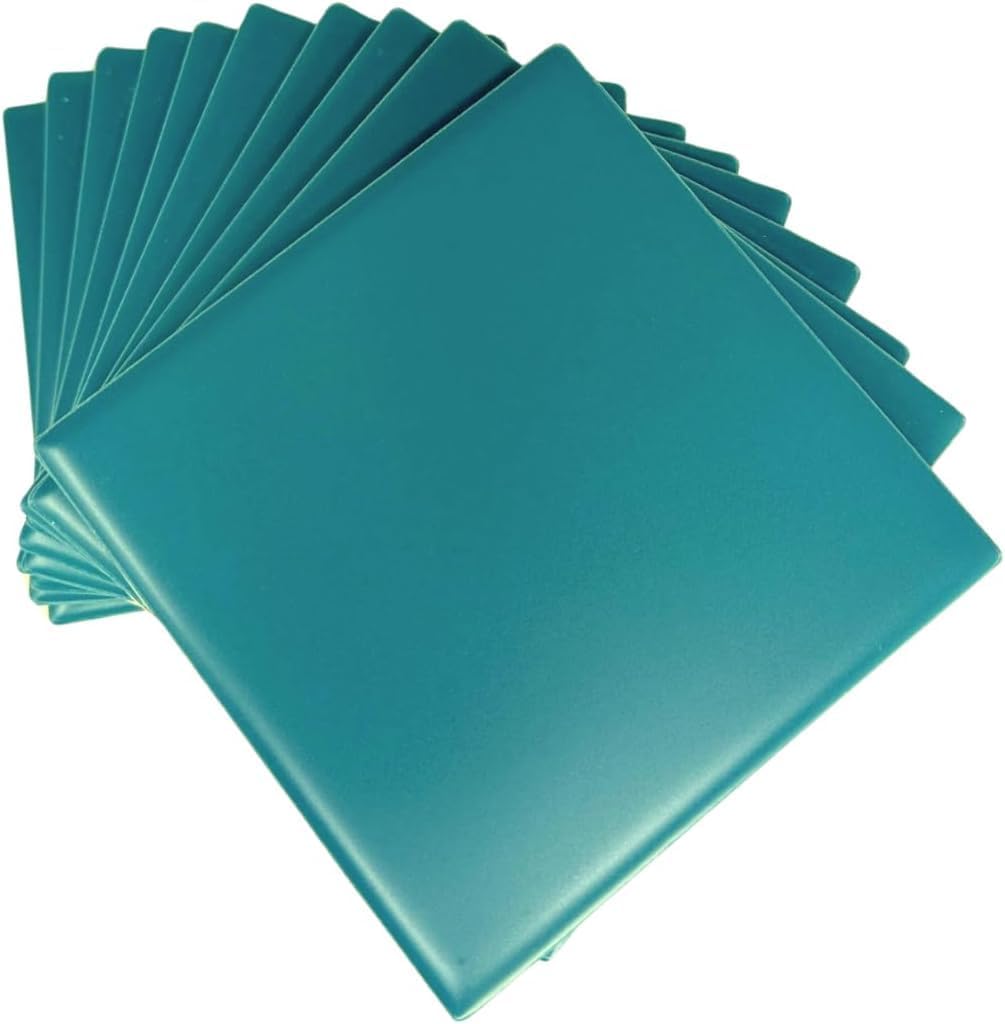 Tenedos Matte Ceramic Tile, Classic Square Design 4x4-1/4 Inch – 10 Pieces