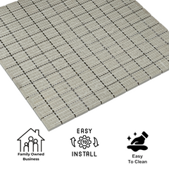 Tenedos Verdant Essence Green Porcelain Mosaic Tile-1 piece