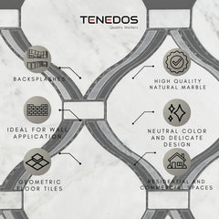 Tenedos HTC190 Marbella Lantern Mosaic Tile