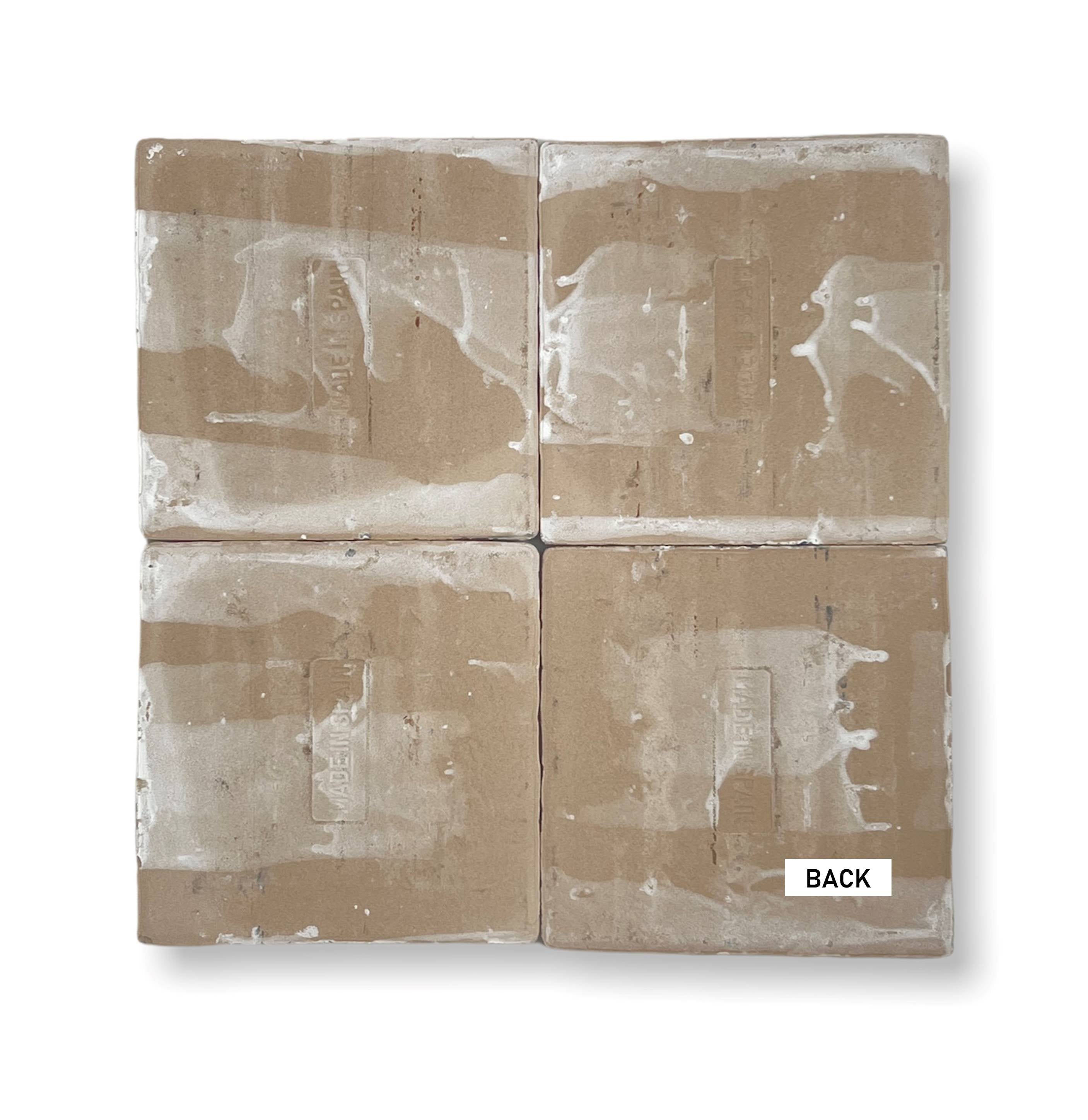 Tenedos Pacific Bright 5x5 Square Ceramic Handmade Look Subway Wall Tile for Kitchen Backsplash Bathroom Wall Tile (Box of 5.38 sq.ft)