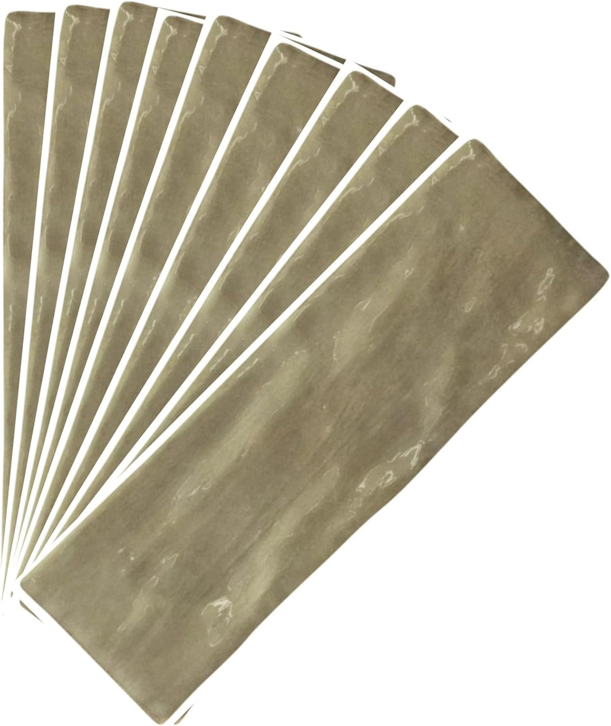 Tenedos 2.5x8 Glossy Handmade Look Ceramic Wall Tile – Spanish Zellige Style Subway, and (1 Box, 38 Pieces, 5.32 Sqft Coverage)