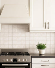Tenedos Matte Porcelain Subway Zellige Look Tile – 4x4 Inches Wall and Floor, Backsplash for Kitchen, Bathroom, Shower,Fireplace Accent-for Restaurant Hotel Cafe Spa