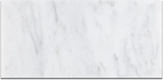 White Marble 6 X 12 POLISHED Subway Brick Field Tile