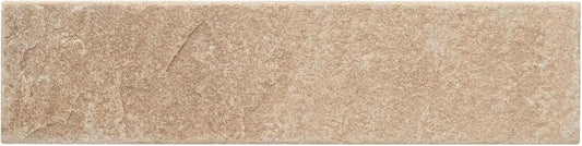 Tenedos HTCFD Brown Limestone Tile 2” x 8” Chiseled Textured Natural Stone – Tumbled Edge, Floor & Wall Tile for Indoor Outdoor, Shower Bathroom Floor & Wall
