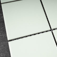 4x4 Mint Green Porcelain Matte Mosaic Tile (12x12 sheet)