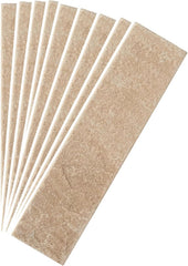 Tenedos HTCFD Brown Limestone Tile 2” x 8” Chiseled Textured Natural Stone – Tumbled Edge, Floor & Wall Tile for Indoor Outdoor, Shower Bathroom Floor & Wall
