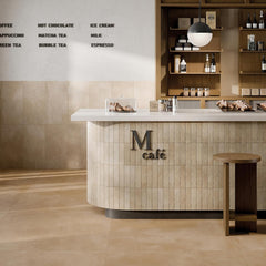 Tenedos Matte Beige Porcelain Subway Tile – 2"x8" Wall and Floor, Backsplash for Kitchen, Bathroom, Shower, Fireplace Accent - Great for Restaurant Hotel Cafe Spa