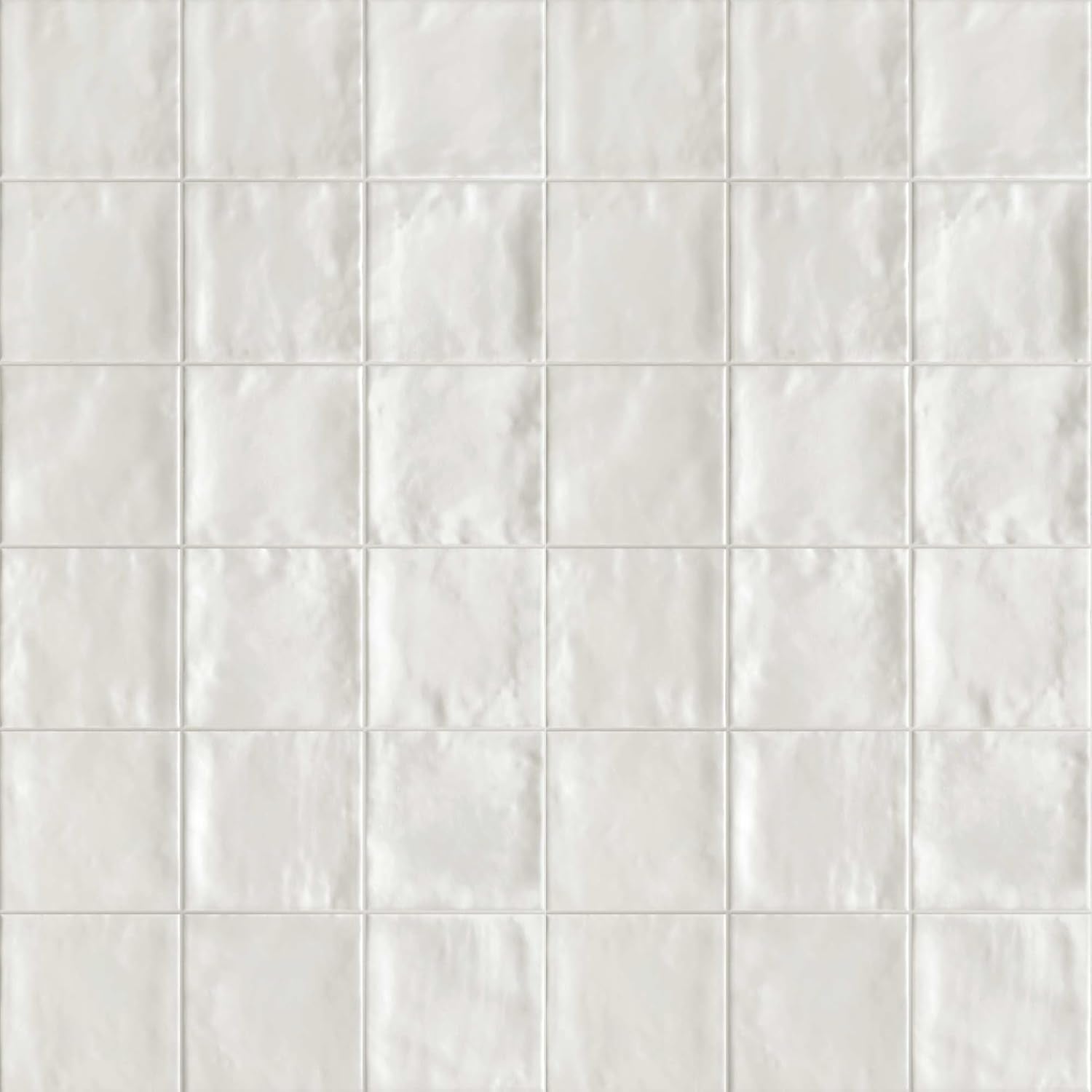 Tenedos Matte Porcelain Subway Zellige Look Tile – 4x4 Inches Wall and Floor, Backsplash for Kitchen, Bathroom, Shower,Fireplace Accent-for Restaurant Hotel Cafe Spa
