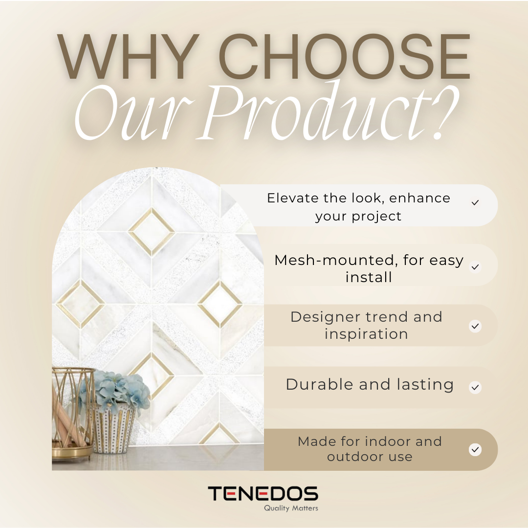Tenedos Sapphire Gold 12 in. x 12 in. Honed Marble Floor and Wall Tile-1 piece