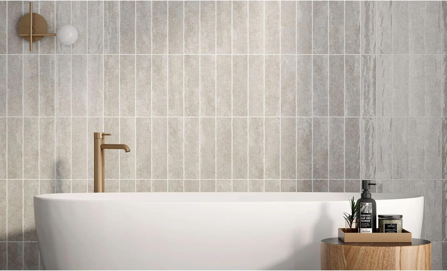 Tenedos HTCRC 3x12 Glossy Ceramic Wall Tile – Kitchen Backsplash Bathroom Wall Shower Accent – Decorative Color Variation – 1 Box (50 Pieces)