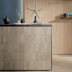 Tenedos Matte Tortora Porcelain Subway Tile – 2"x8" Wall and Floor, Backsplash for Kitchen, Bathroom, Shower, Fireplace Accent - Great for Restaurant Hotel Cafe Spa