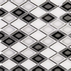 Handmade-Style Gray Diamond Porcelain Wall Tile – For Backsplash & Accent Walls