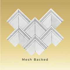 Tenedos Diaspore Gold 10 in. x 14 in. Stone Metal Mesh-Mounted Mosaic Tile- 1 piece
