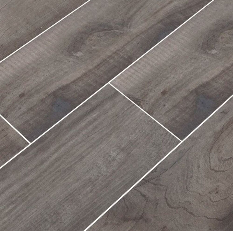 Country River 8x48 Vinyl Flooring Porcelain Wood Look Tile (Box of 10.6 sq.ft)